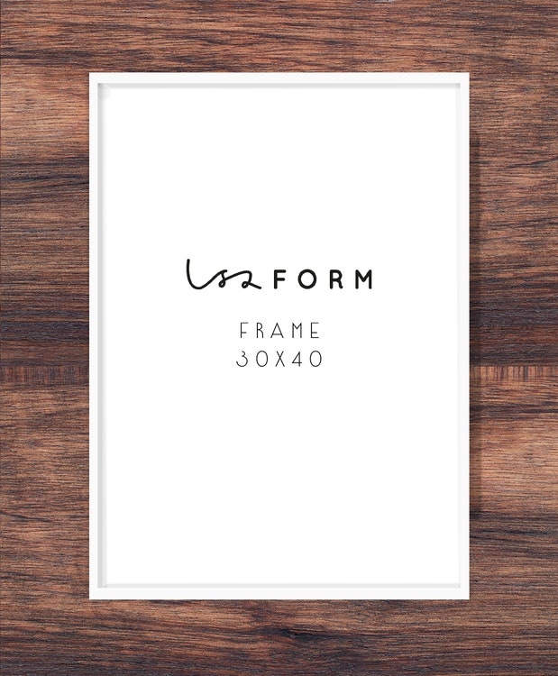 Isa Form | Frames | White 30x40 cm - Isa Form