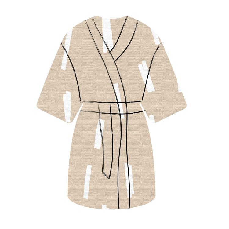 Kimono strössel sand