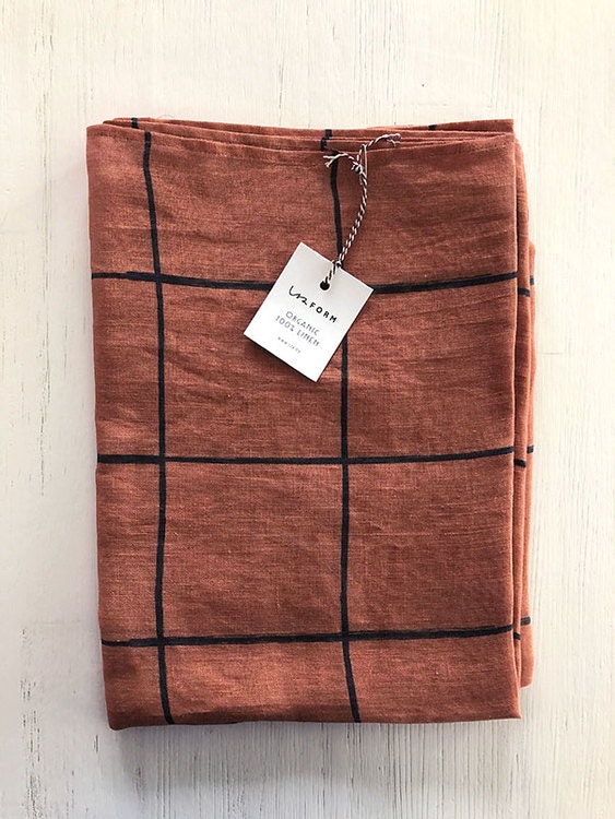 Shawl Checked orange