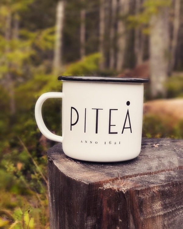 Piteå anno 1621 enamel mug