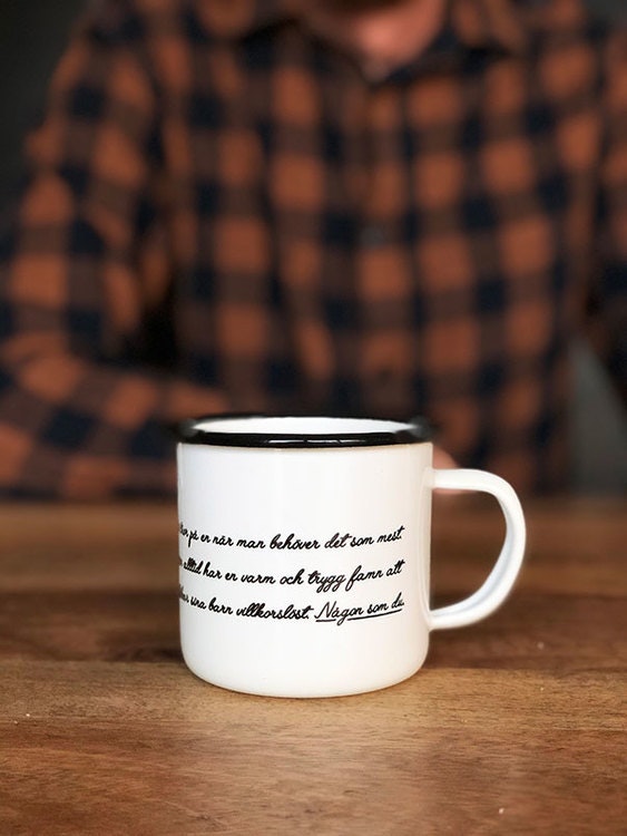 Dad enamel mug