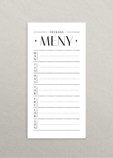 Magnetic pad Classic menu