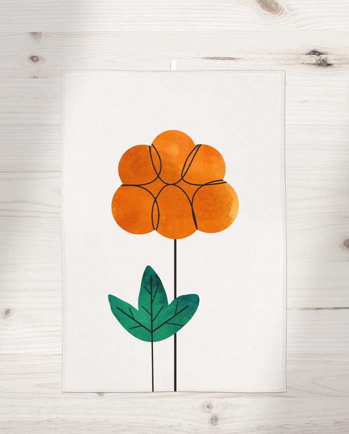 Cloudberry kitchen towel