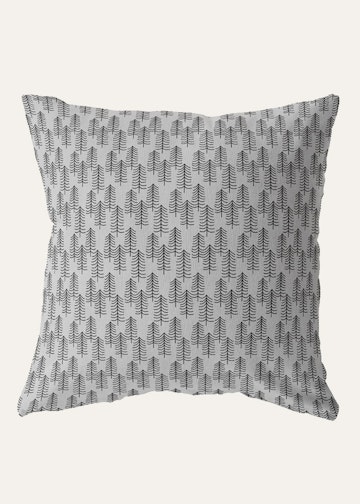 Barra gray linen cushion