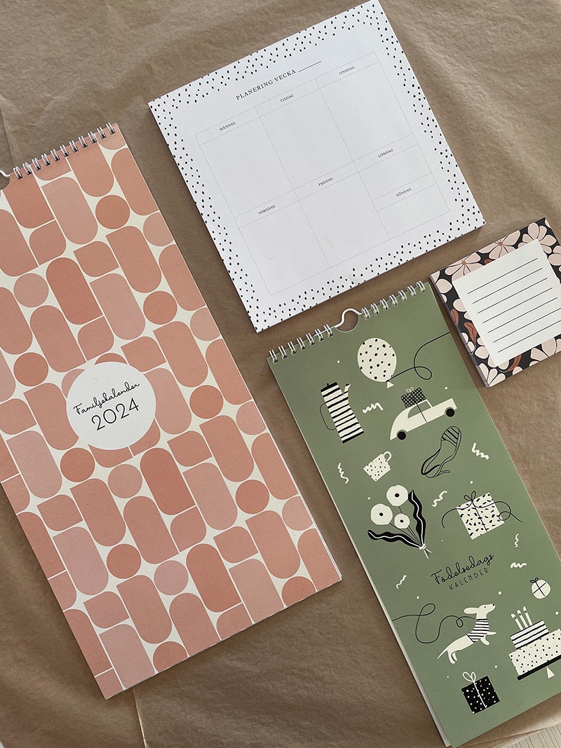 Kalender & blockpaket