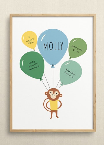 Monkey's balloons