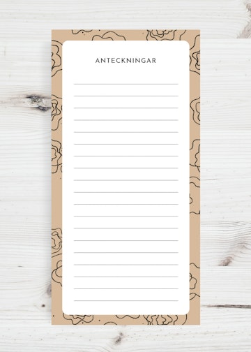 Notes Hazel Magnetic pad