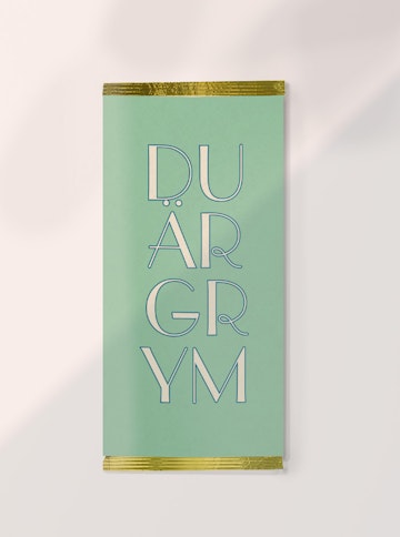 Printable Chokladomslag Grym