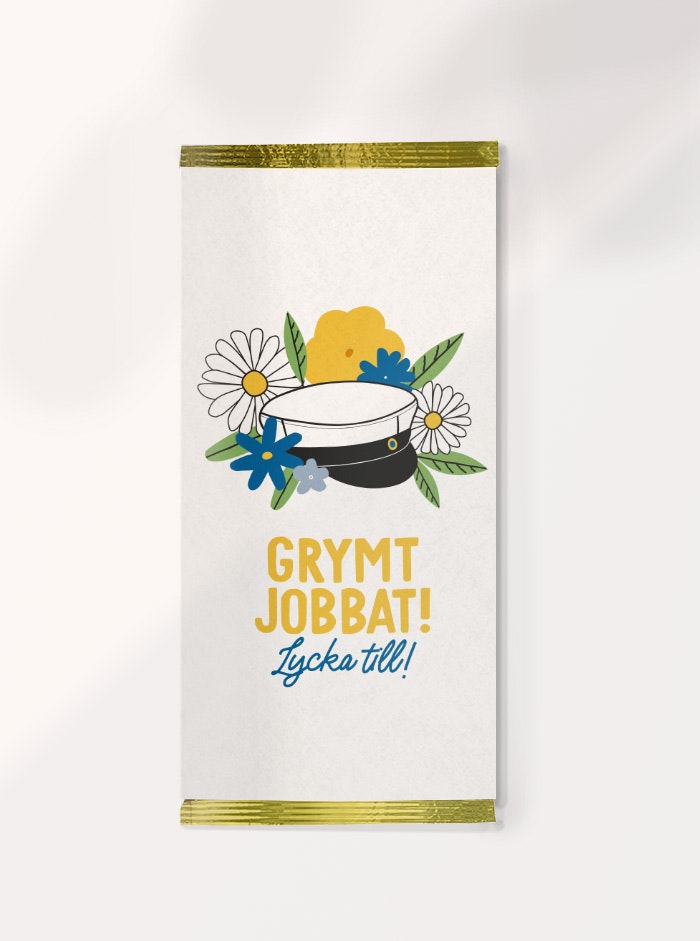 Printable Chokladomslag Student