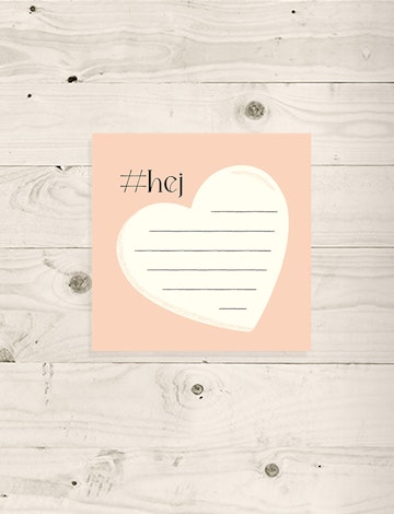 Love notes Magnetblock