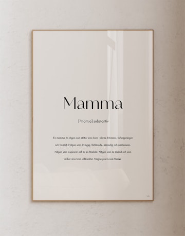 Substantiv mamma