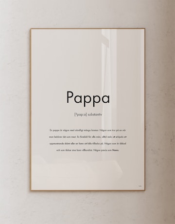 Substantiv pappa