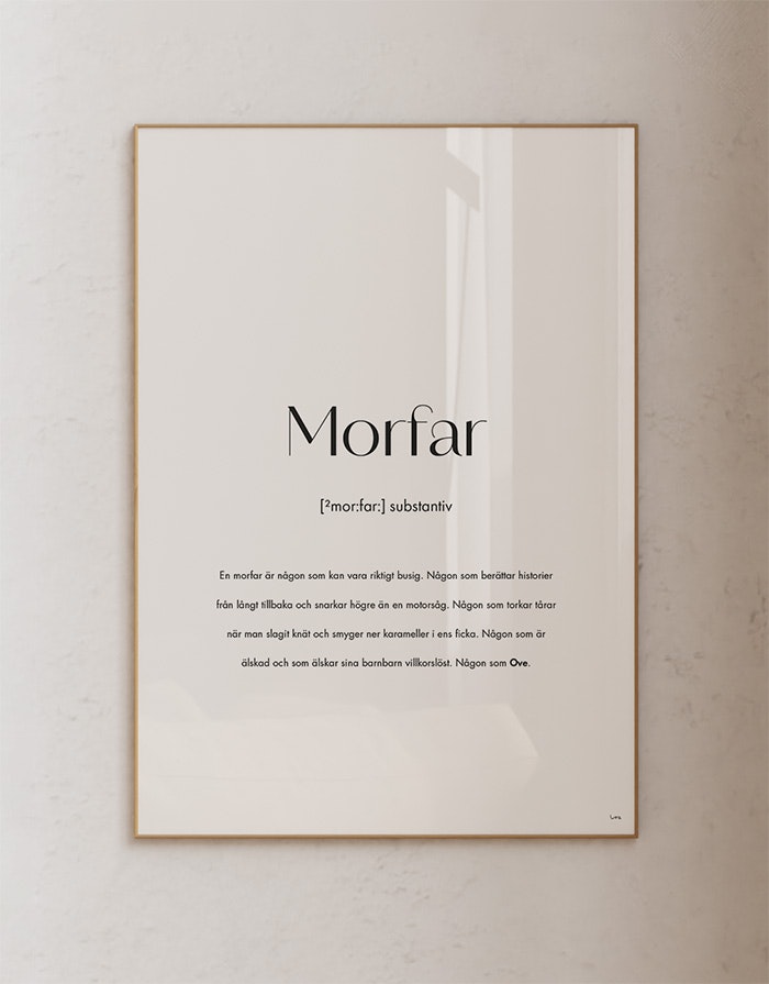 Substantiv morfar