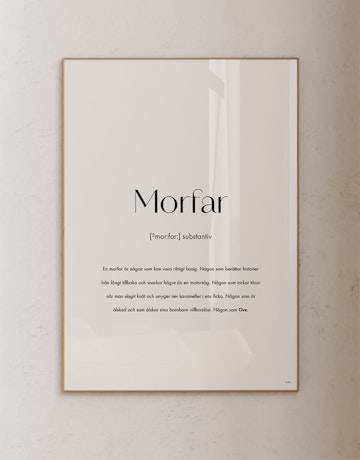Substantiv morfar