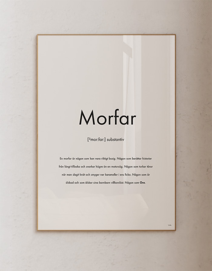 Substantiv morfar