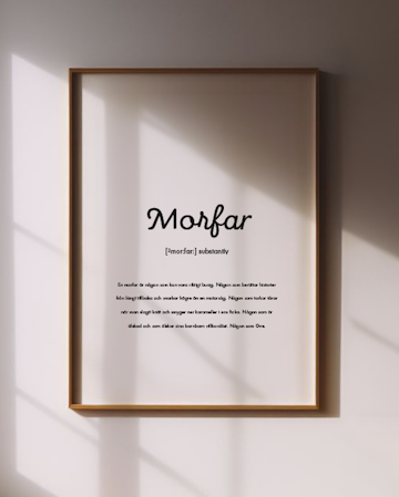 Substantiv morfar