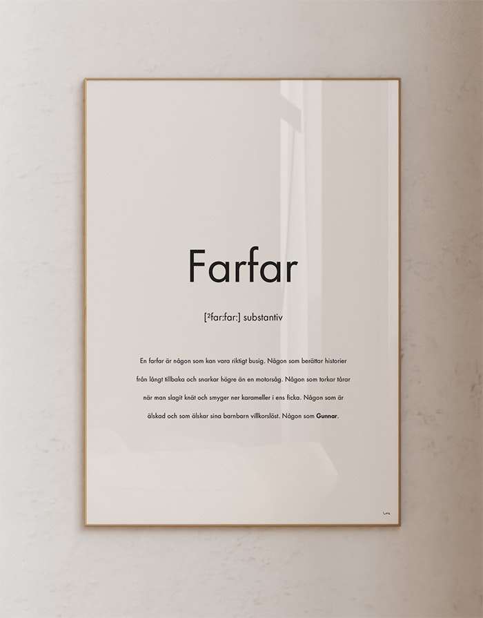 Substantiv farfar