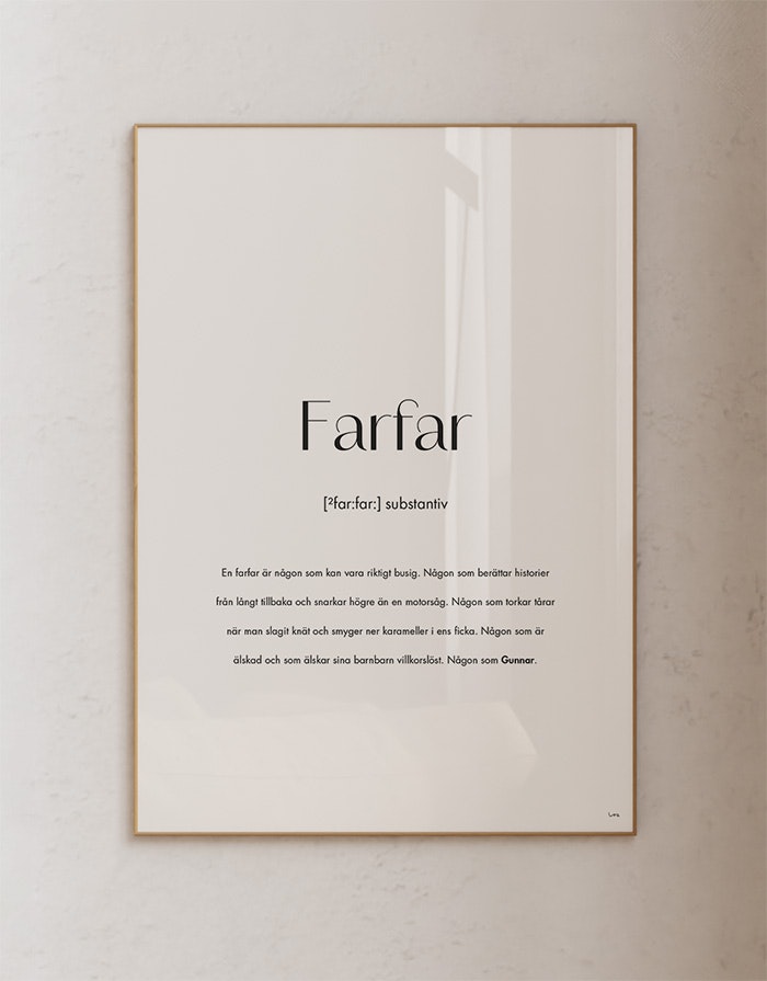 Substantiv farfar