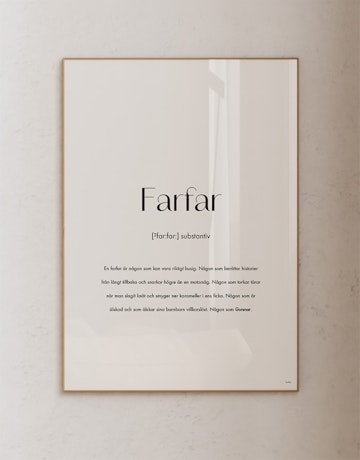 Substantiv farfar