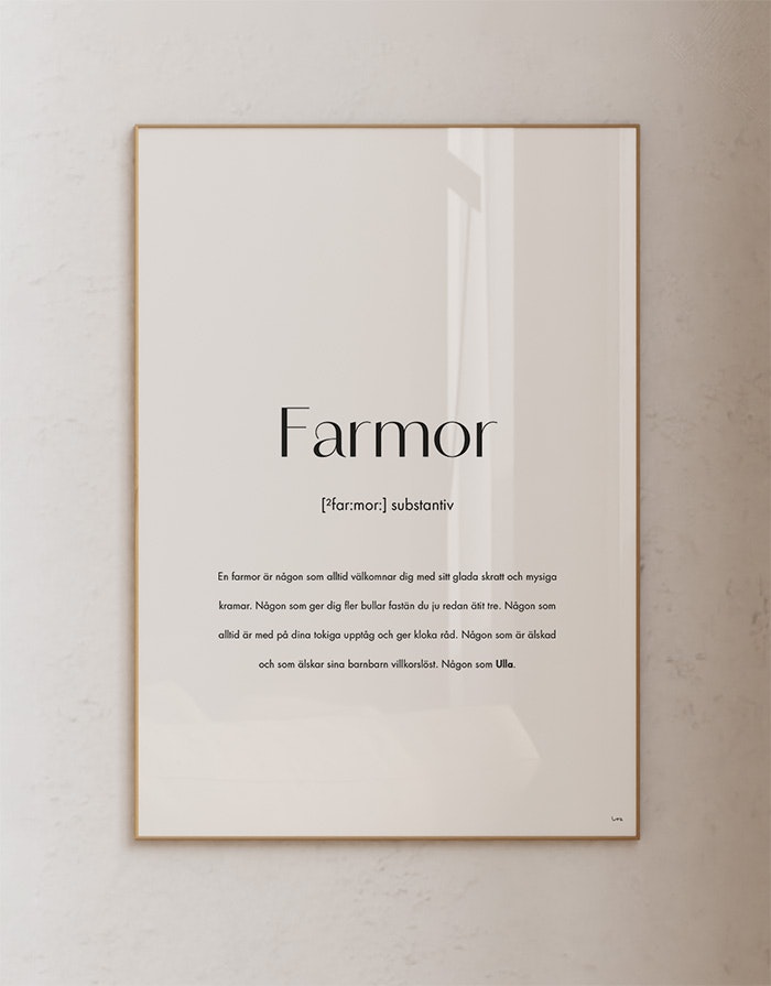 Substantiv farmor