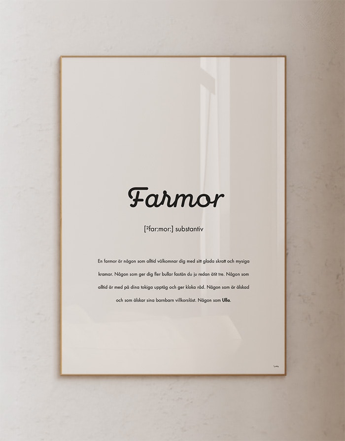 Substantiv farmor