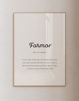 Substantiv farmor
