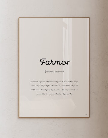 Substantiv farmor