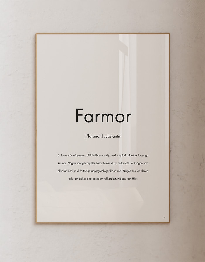 Substantiv farmor