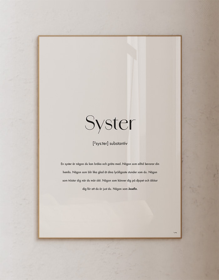 Substantiv syster