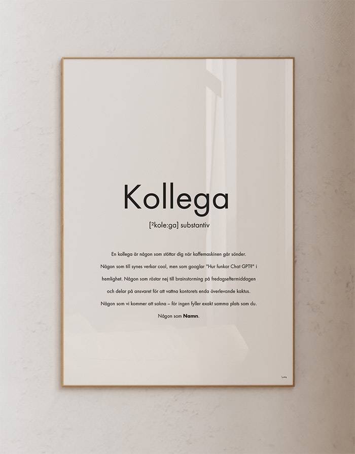 Substantiv Kollega