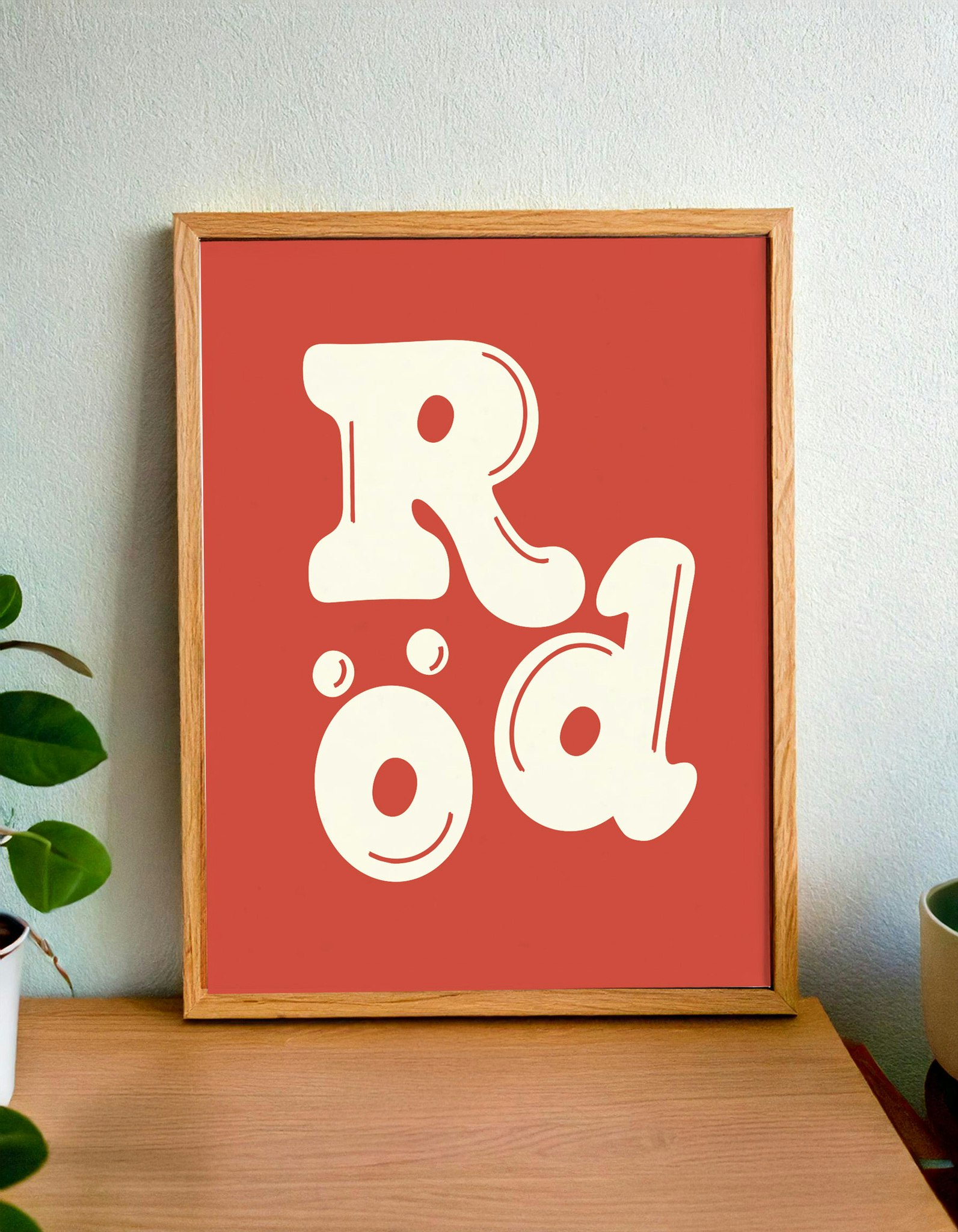 Färgfest - Röd