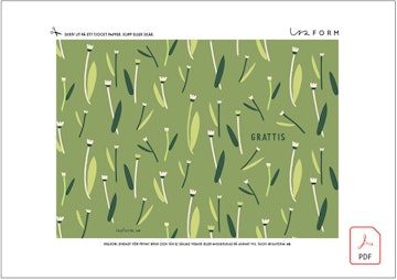 Printable kort Sommaräng