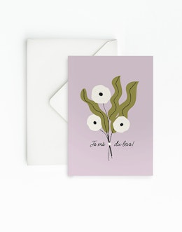 Printable kort Bukett