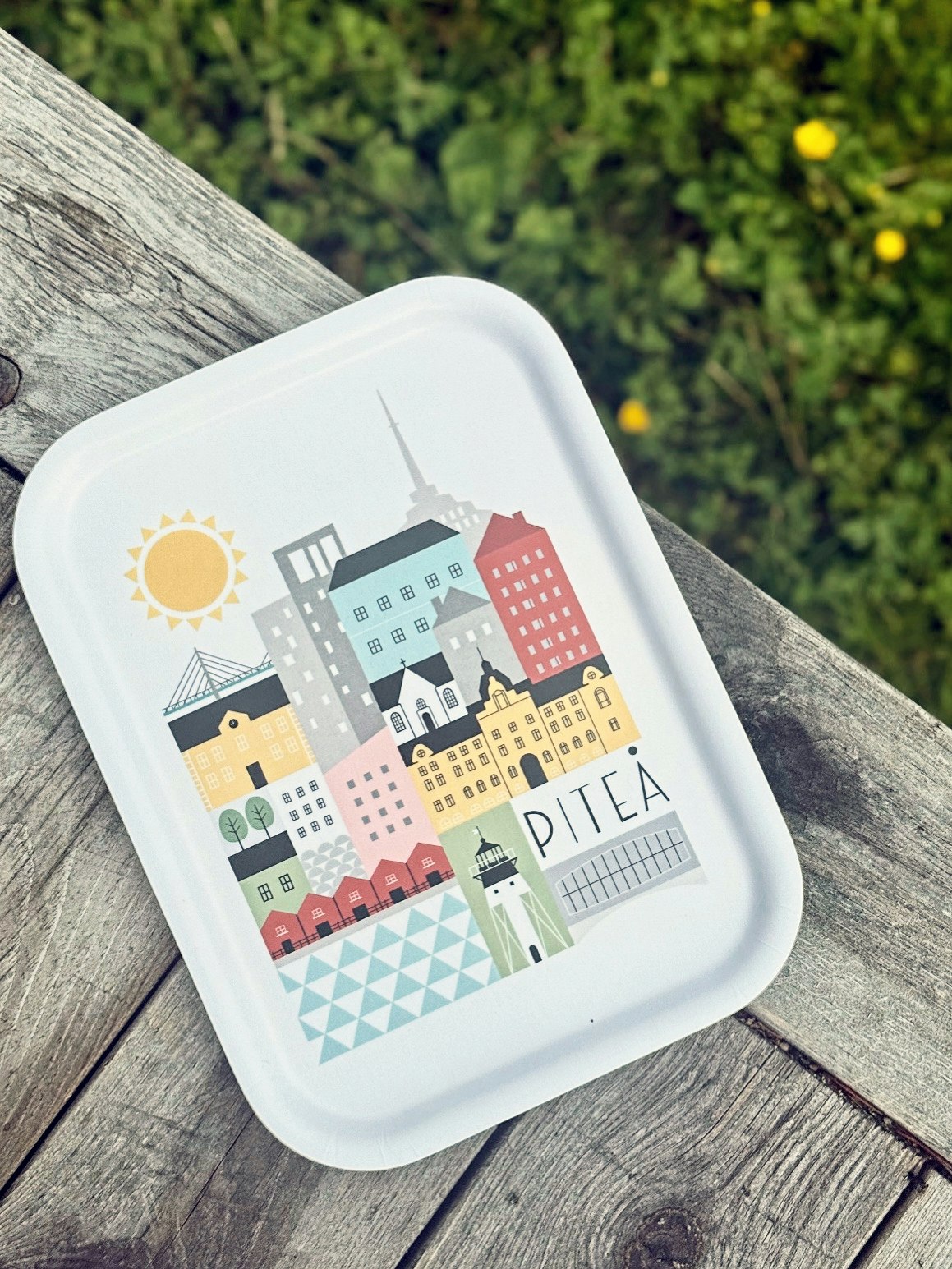 Lilla Piteå bricka 20x27
