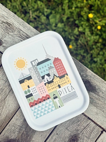 Lilla Piteå bricka 20x27