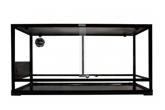 Glass Terrarium Flat Packed 90x45x45cm Black