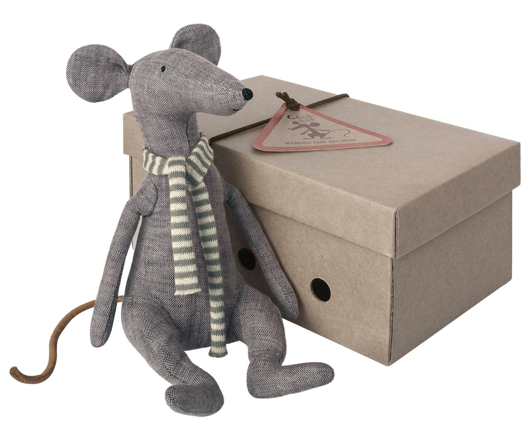 Maileg, cool råtta i låda