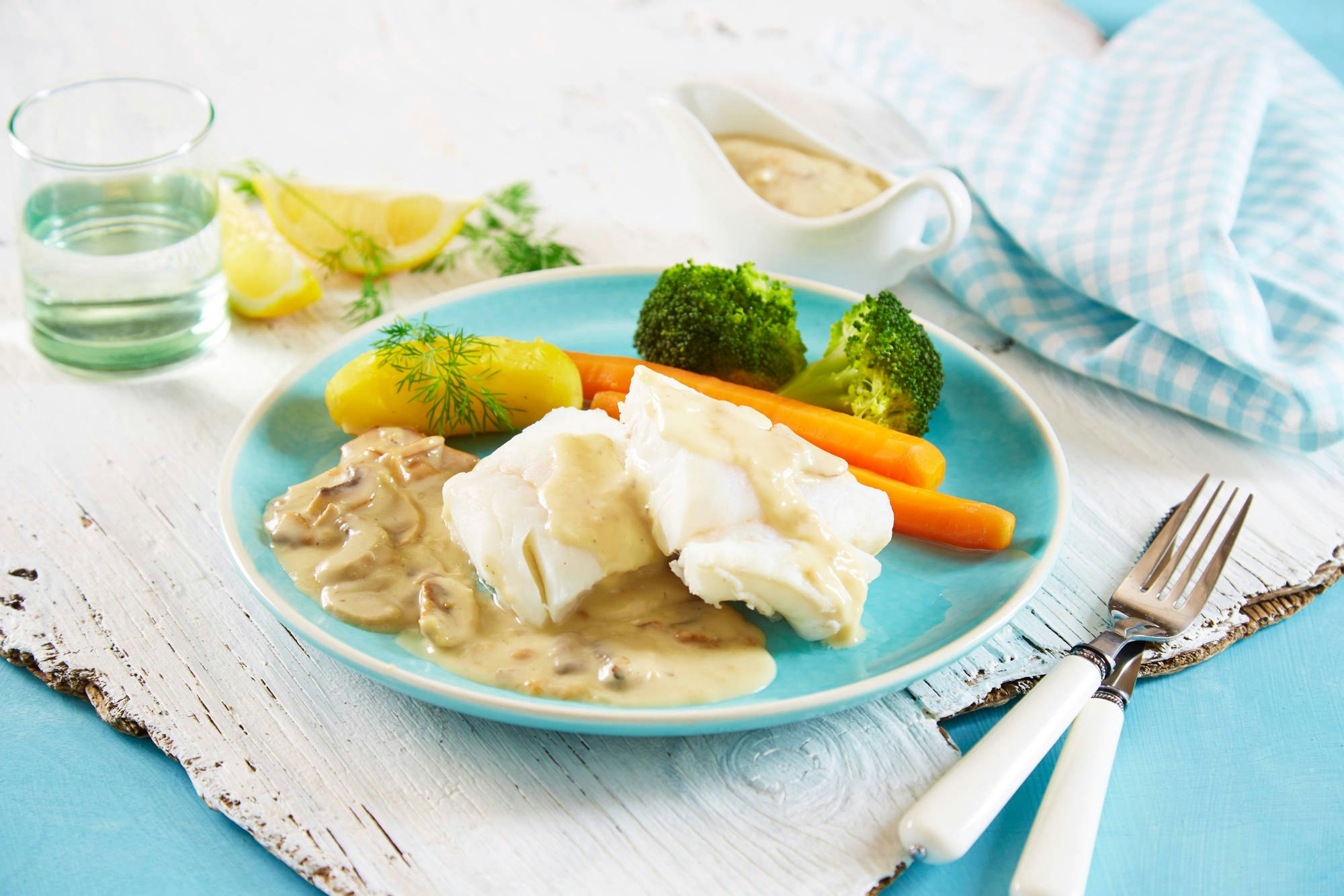 Lettsaltet torskefilet