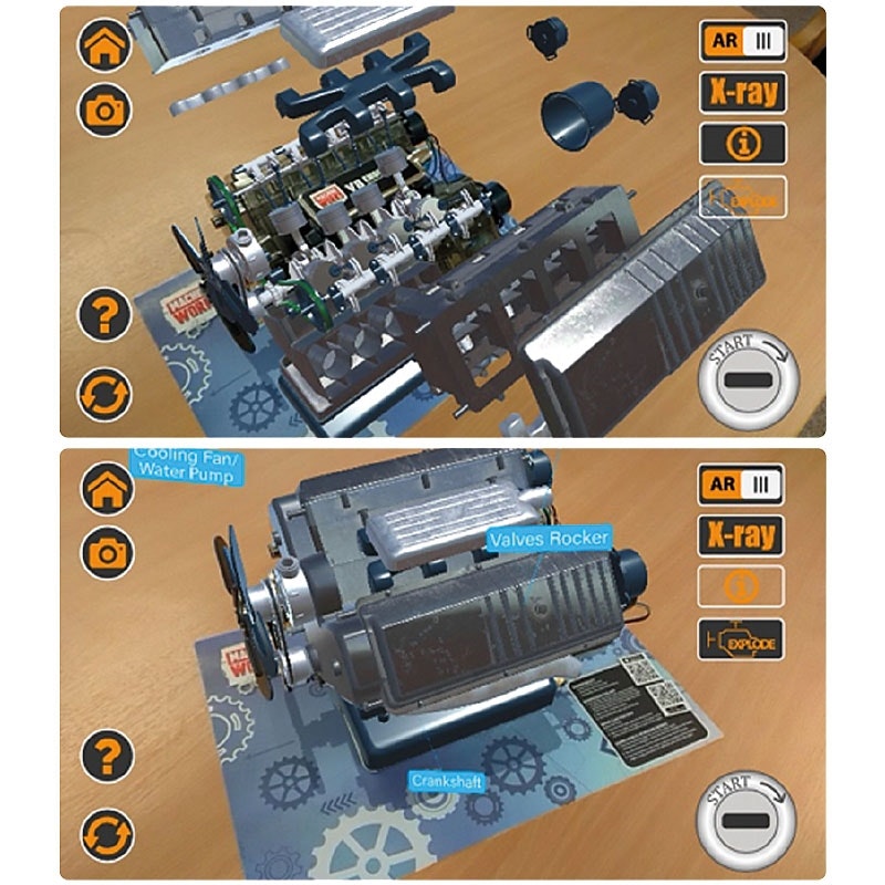 Byggmodell - Bygg din egen V8 motor