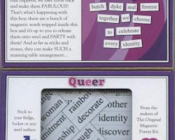 Magnetisk poesi för kylskåp - Queer