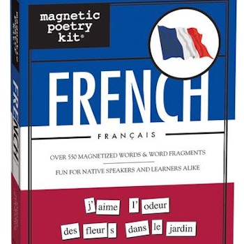Magnetiska kylskåpsord - Franska