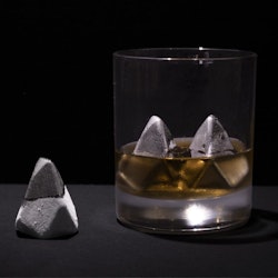 Isstenar i metall - Polar iceberg drink stones