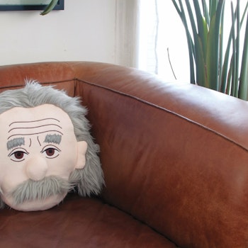 Kudde Professor Einstein - Stuffed Portrait