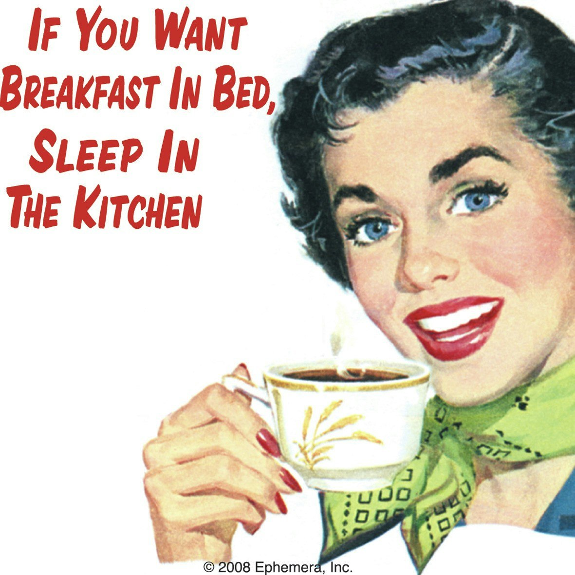 Coaster - If you want breakfast in bed