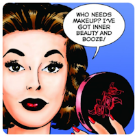Coaster - Who needs makeup?...