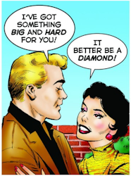 Kylskåpsmagnet - "I´ve got something big and hard for you"