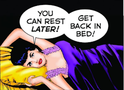 Kylskåpsmagnet - Get back in bed!