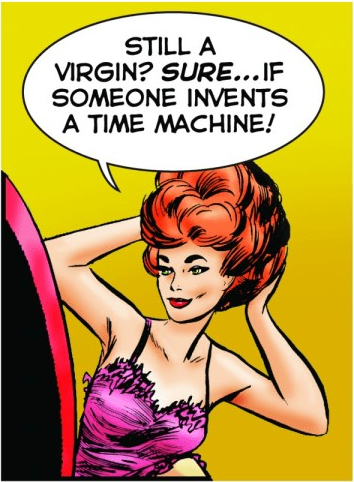 kylskåpsmagnet still a virgin