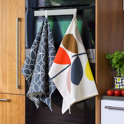 Orla Kiely set 2st kökshanddukar Multi Stem & Linear Stem