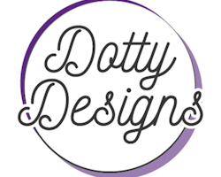 Dotty Designs® - Vykort Flygplan